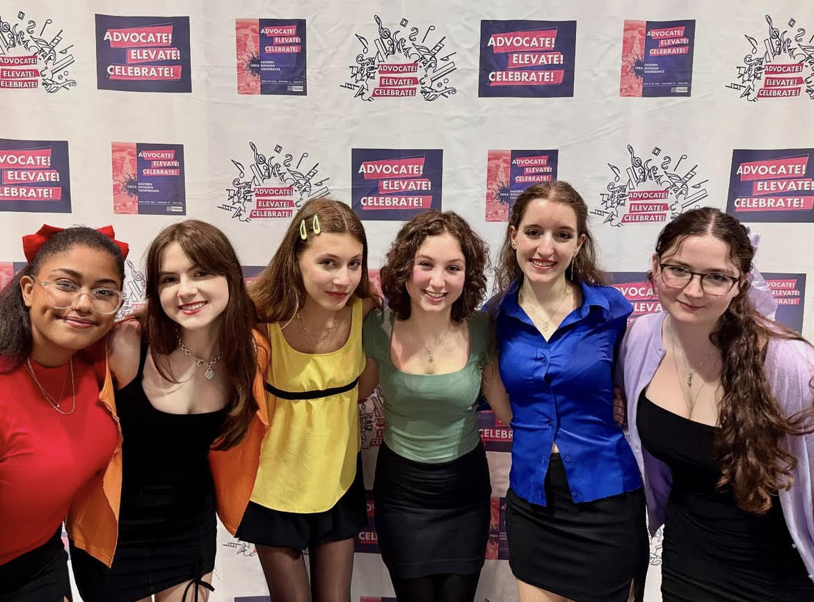 (From left to right) Dailin Martinez, Piper Brett, Emma Anderson, Kaelin Hampe, Bella Drakos and Ella Guitard.