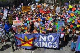 The No Kings protests